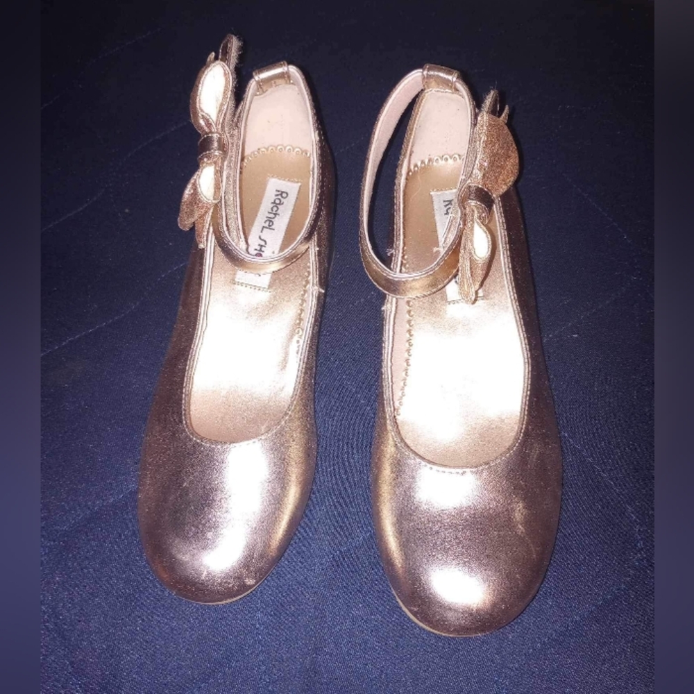 Rachel shoes lil Janet anckle strap pump big girl size4
